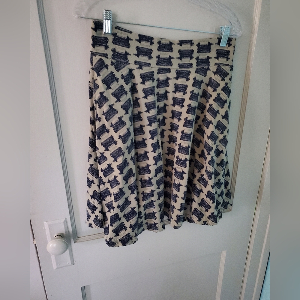Effie's Heart Typewriter Print Skirt